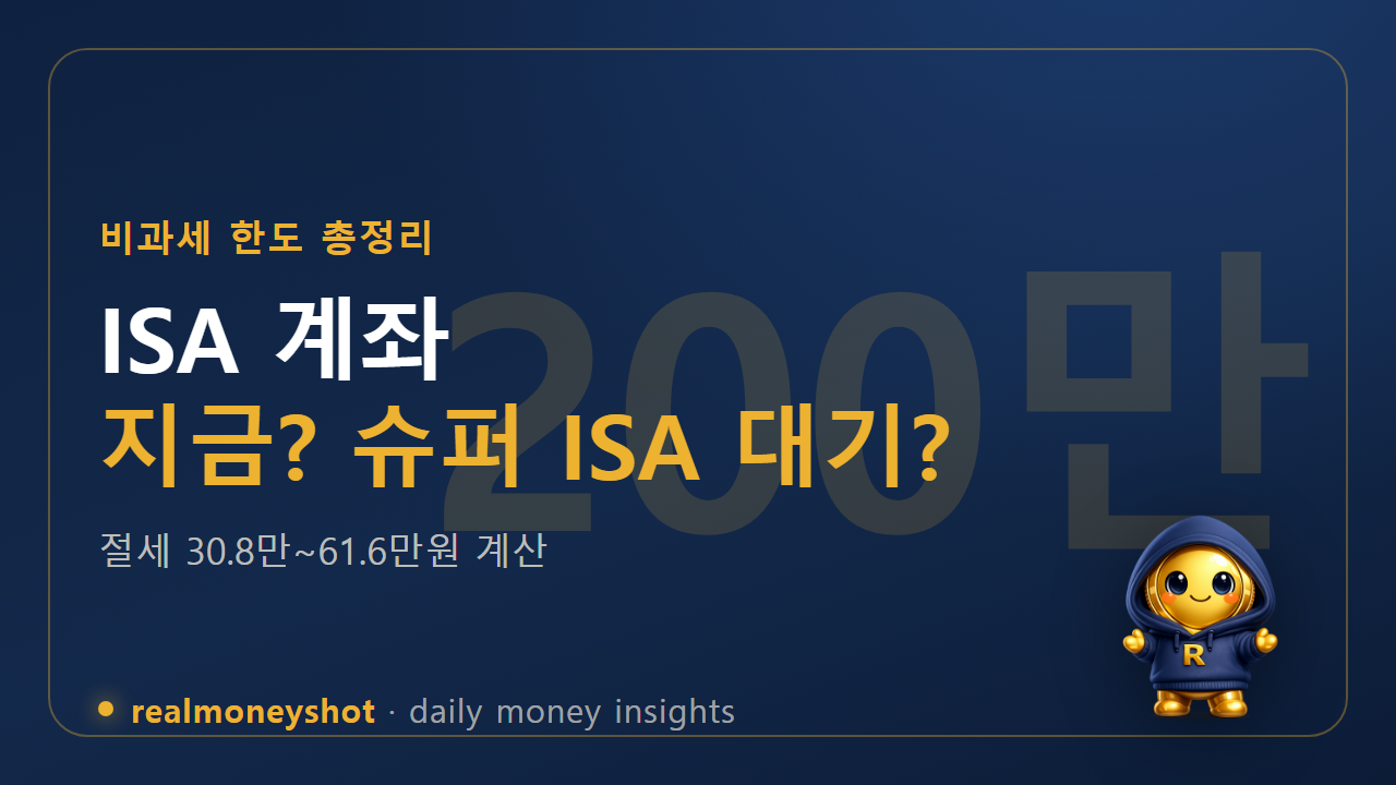 ISA 계좌 비과세 200만원 요약 썸네일