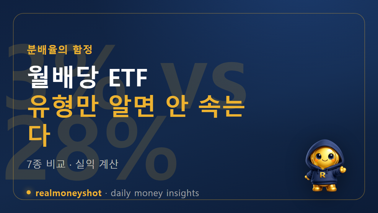 월배당 ETF 고르는 법 요약 썸네일